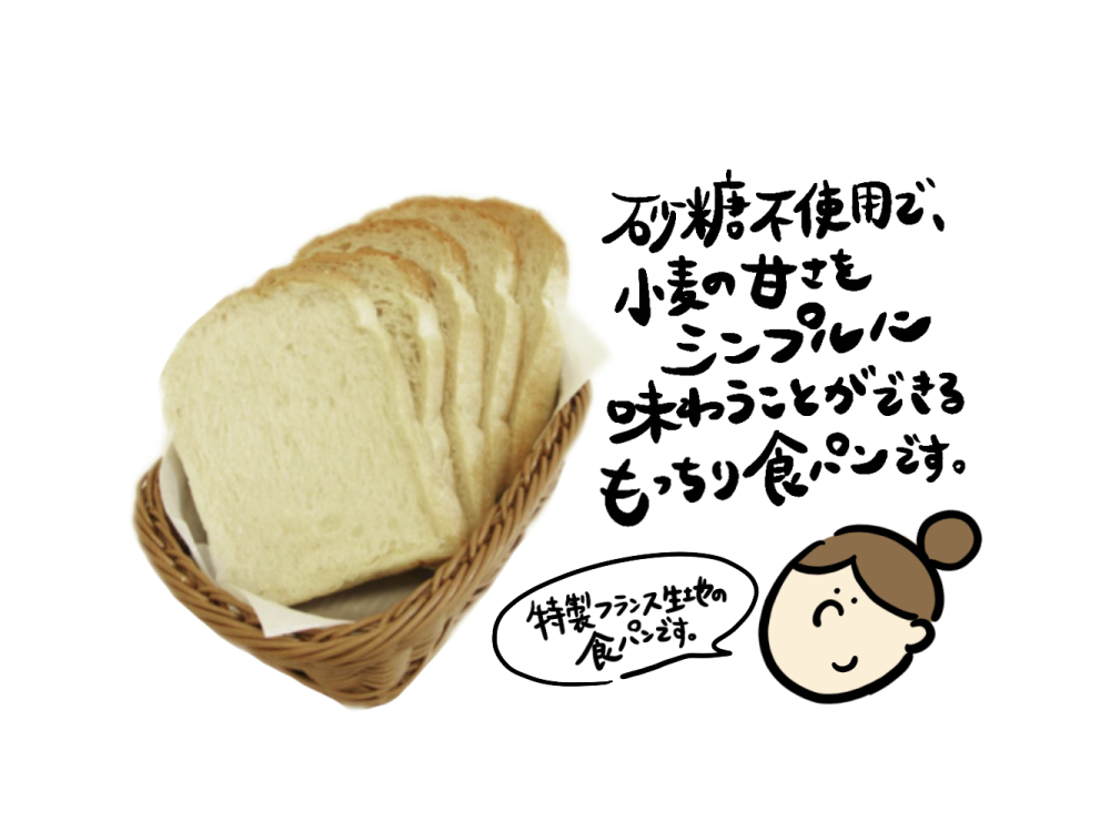 フランス食パン(2斤セット)
